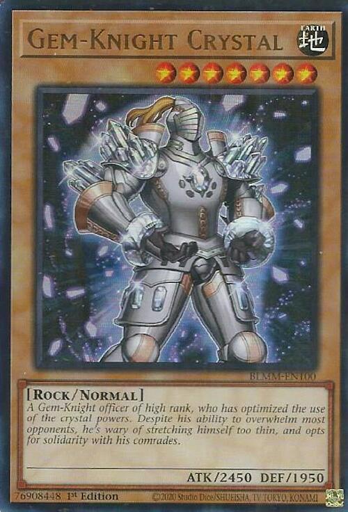 Gem-Knight Crystal Card Front