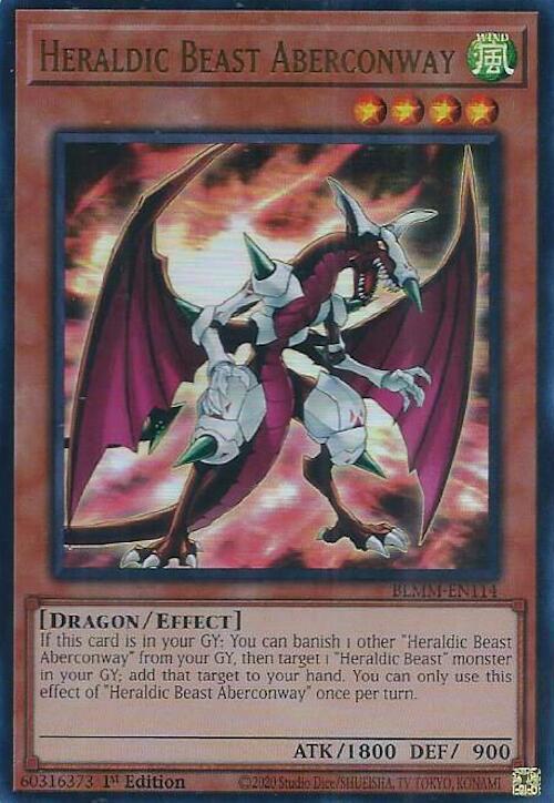 Heraldic Beast Aberconway Card Front