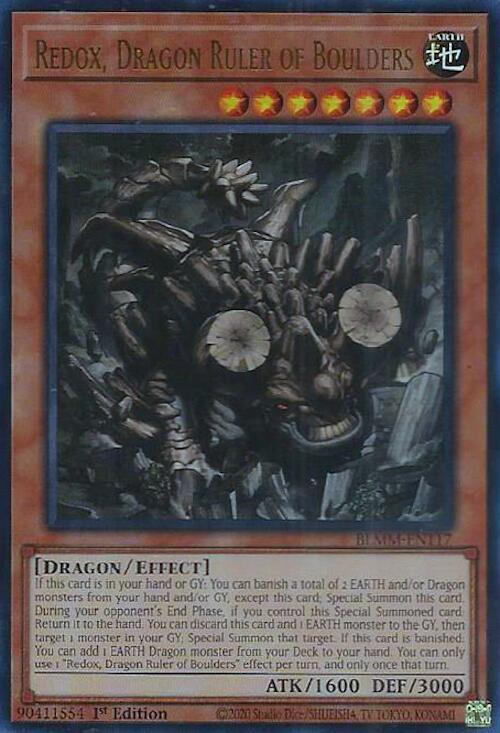 Redox, Dragon Ruler of Boulders Card Front