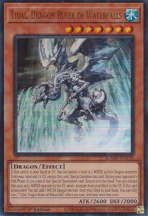 Tidal, Dragon Ruler of Waterfalls Card Front