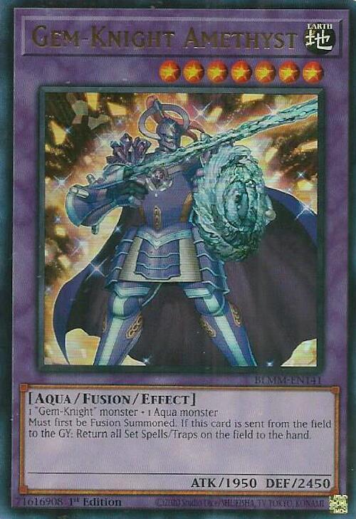 Gem-Knight Amethyst Card Front
