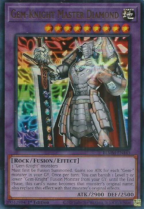 Gem-Knight Master Diamond Card Front