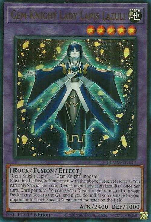 Gem-Knight Lady Lapis Lazuli Card Front