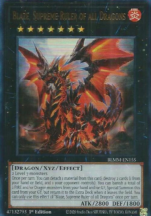 Blaze, Supreme Ruler of all Dragons Card Front