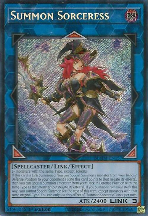 Summon Sorceress Card Front