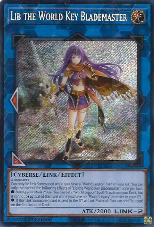 Lib the World Key Blademaster Card Front