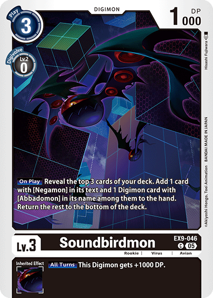 Soundbirdmon Card Front