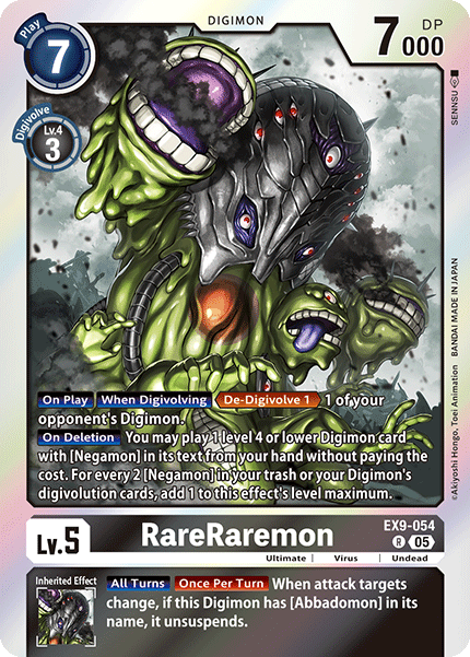 RareRaremon Card Front