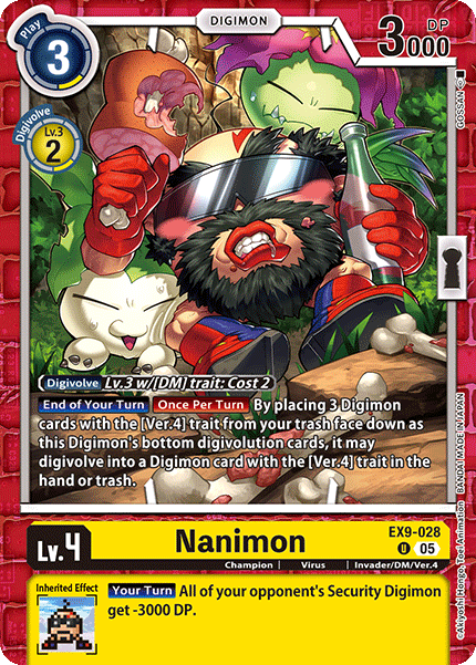Nanimon Card Front