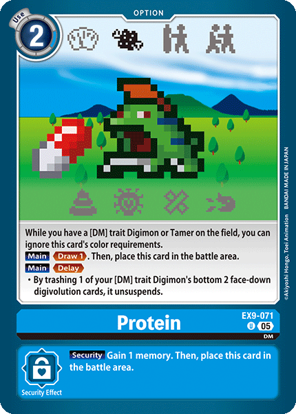 Protein Card Front