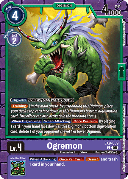 Ogremon Card Front