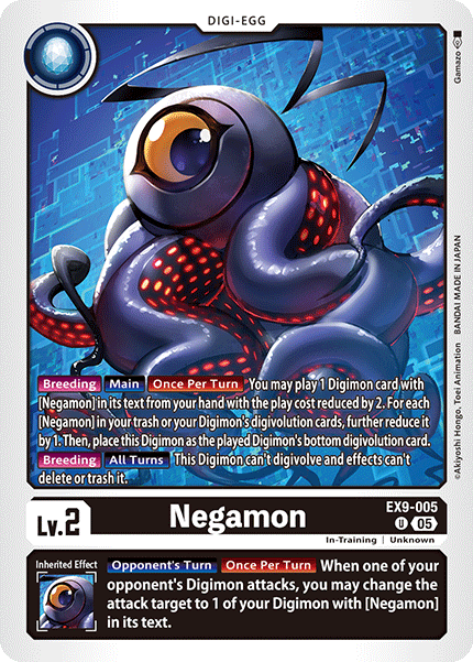 Negamon Card Front