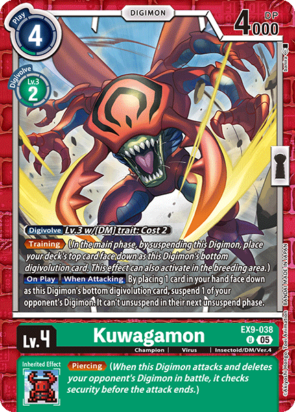 Kuwagamon Card Front