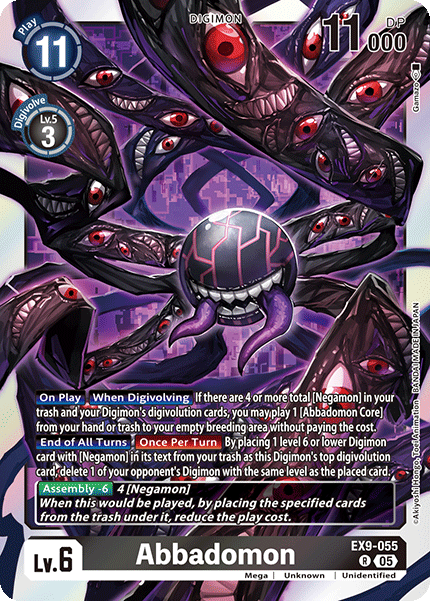 Abbadomon Card Front