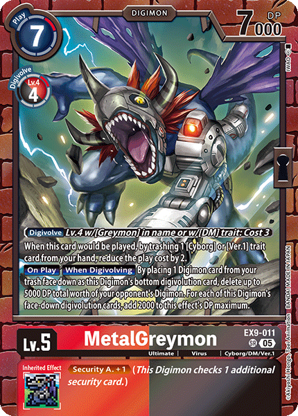 MetalGreymon Card Front