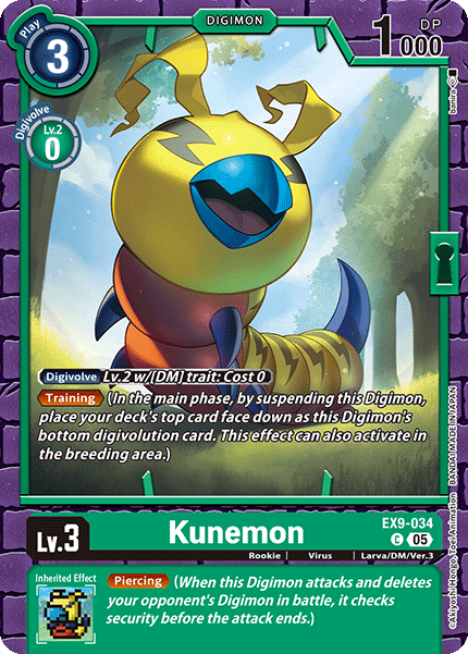 Kunemon Card Front