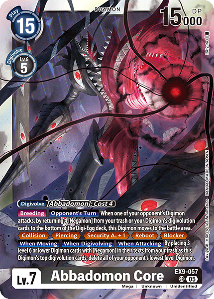 Abbadomon Core Card Front