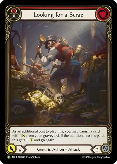 Cercare fra gli Scarti - Rosso Card Front