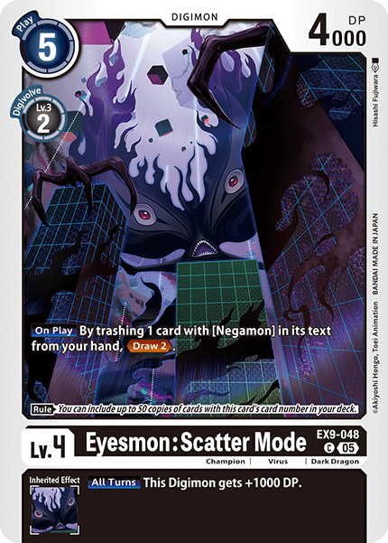 Eyesmon: Scatter Mode Card Front