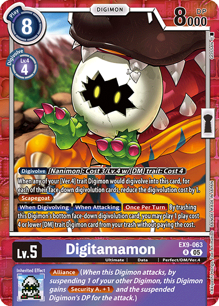 Digitamamon Card Front