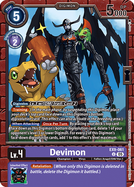 Devimon Card Front