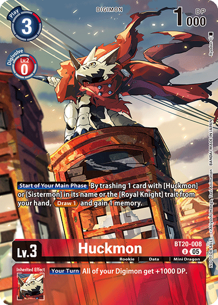 Huckmon Card Front
