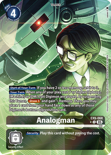 Analogman Card Front