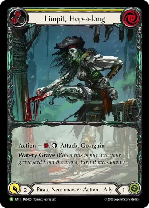 Limpit, Hop-a-long Card Front