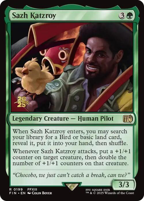 Sazh Katzroy Card Front