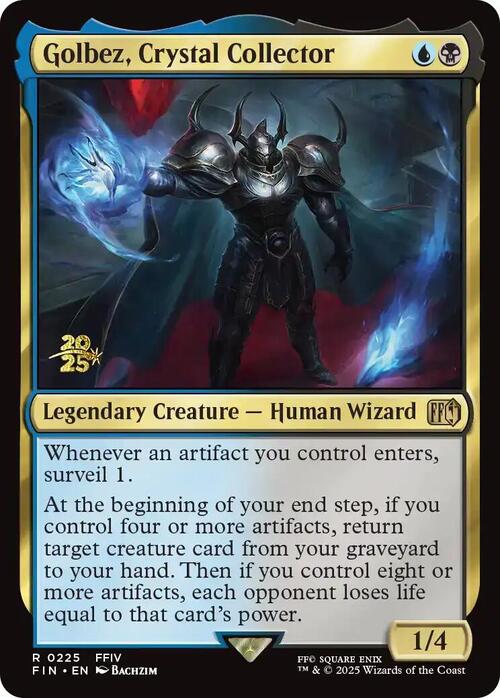 Golbez, Crystal Collector Card Front