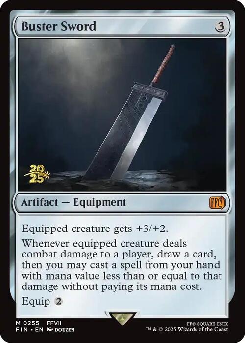 Buster Sword Card Front