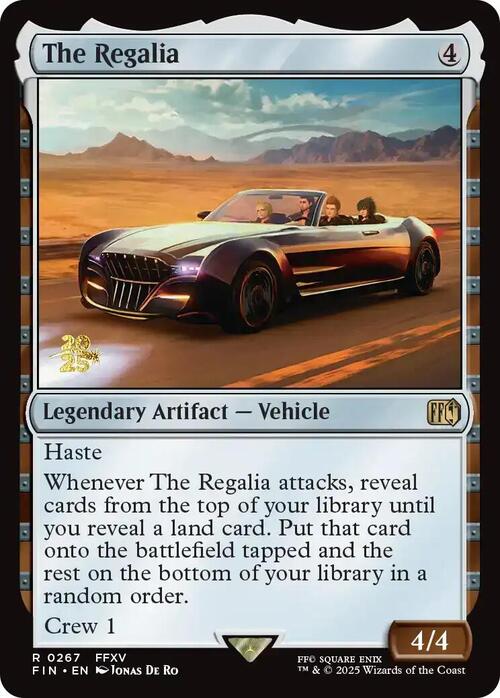 The Regalia Card Front