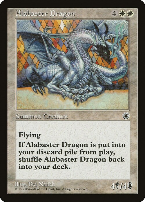 Drago d'Alabastro Card Front