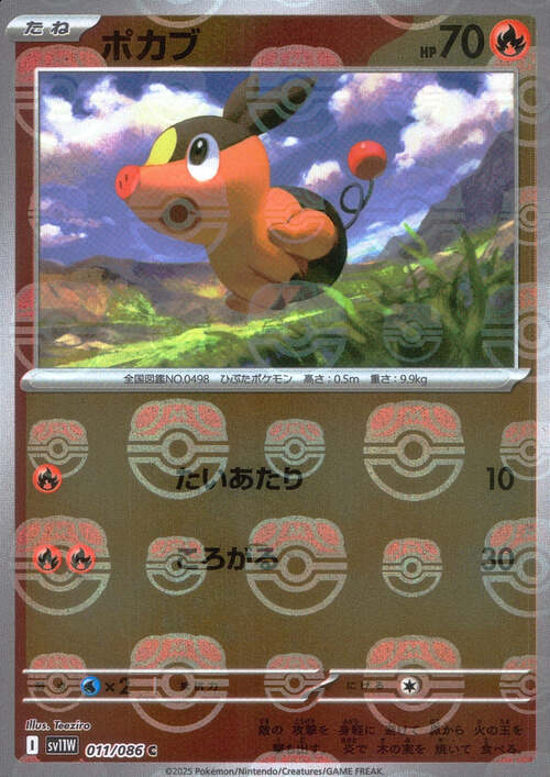 Tepig Card Front
