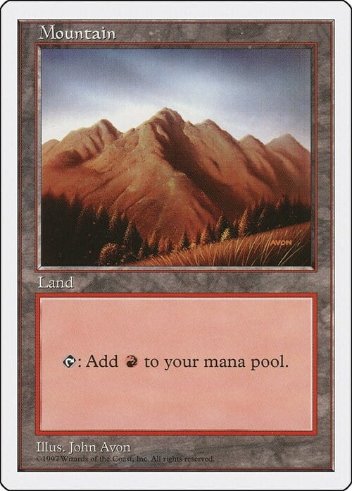 Mountain Card Front