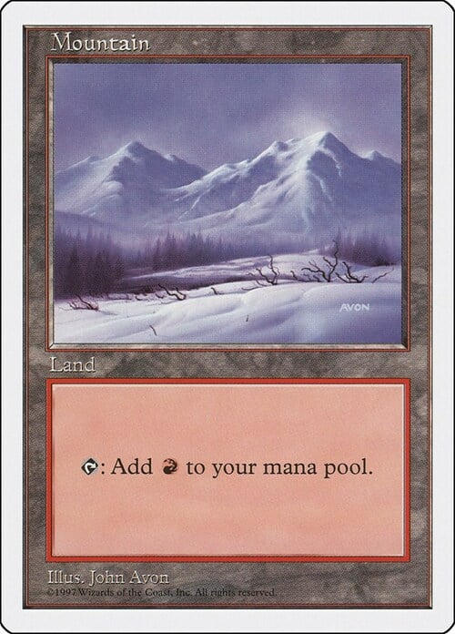 Mountain Card Front