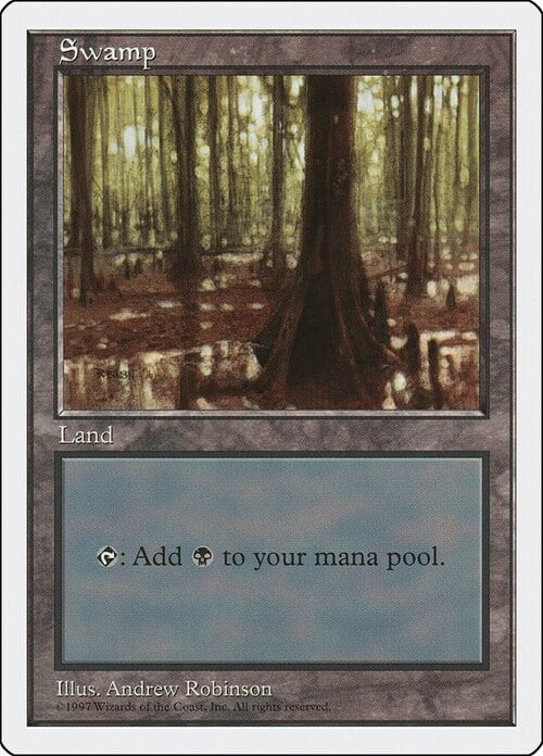 Swamp Card Front