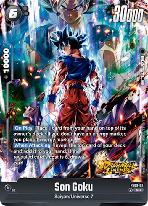 Son Goku Card Front