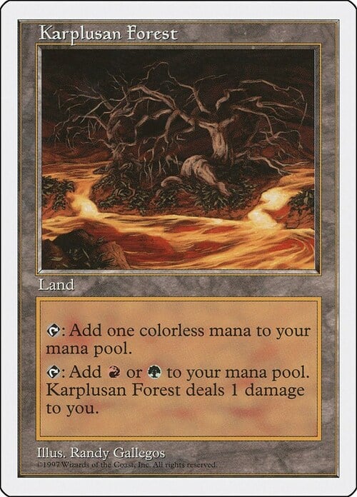 Foresta di Karplus Card Front