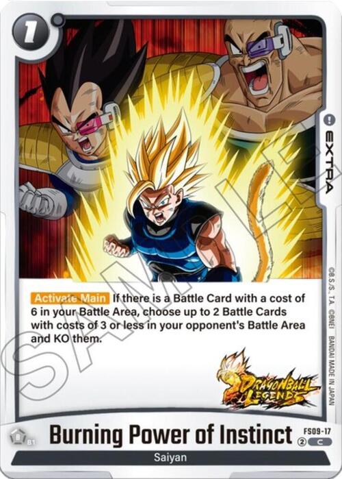Burning Power of Instinct Card Front