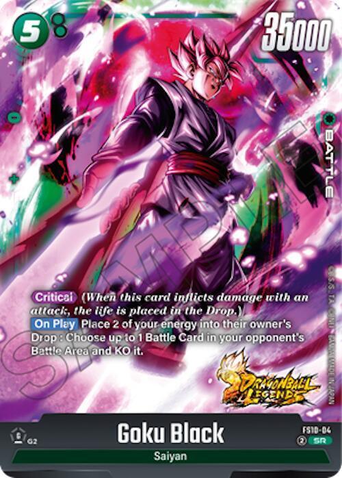 Goku Black Card Front