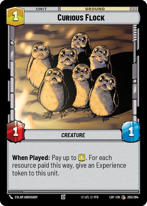 Curious Flock Card Front