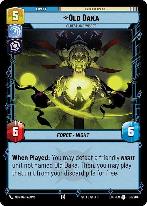 Old Daka - Oldest and Wisest Card Front