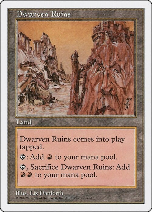 Dwarven Ruins Card Front