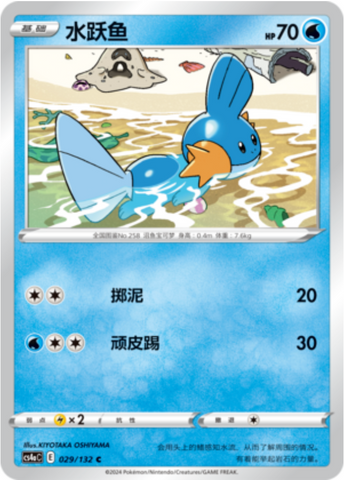 Mudkip Card Front