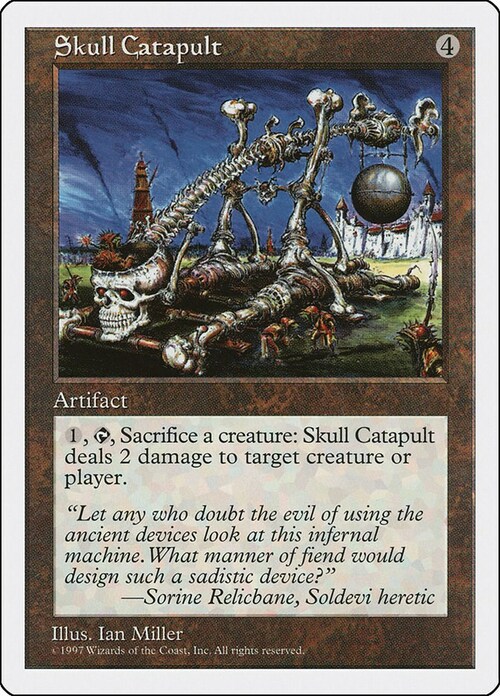 Skull Catapult Card Front