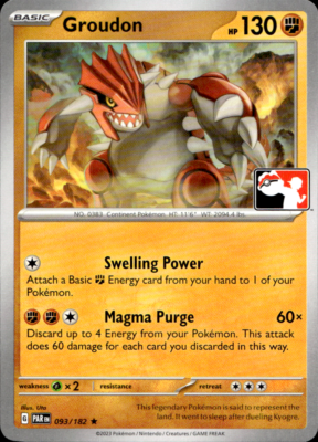 Groudon Card Front