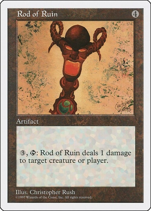 Rod of Ruin Card Front