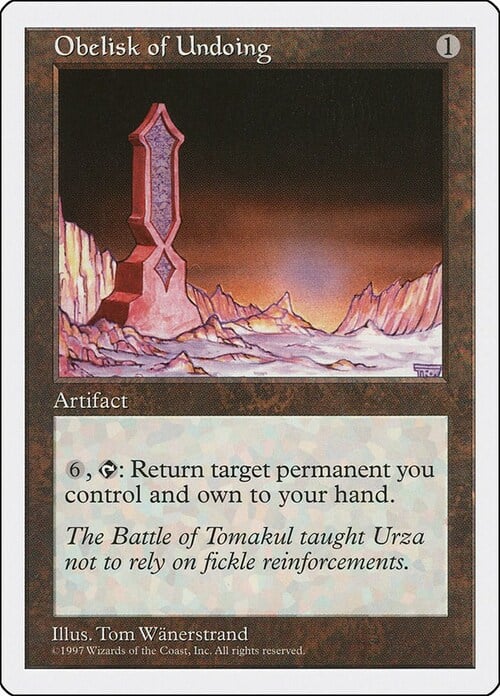 Obelisco dell'Annullamento Card Front