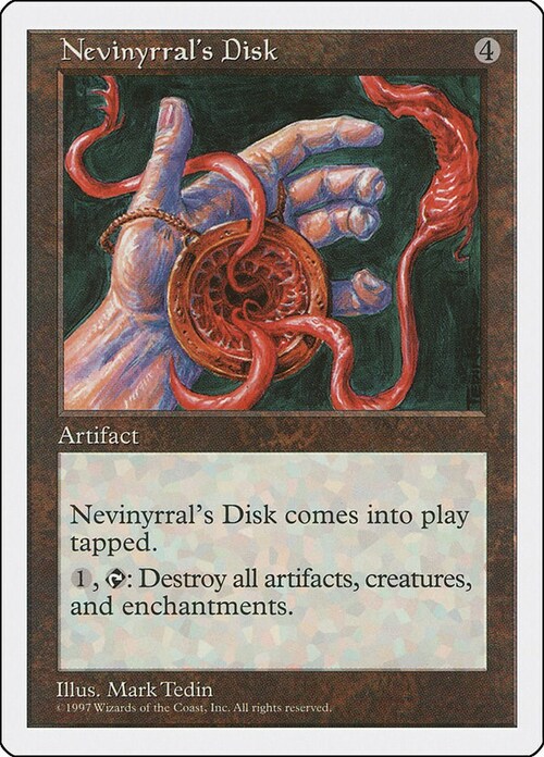 Nevinyrral's Disk Card Front